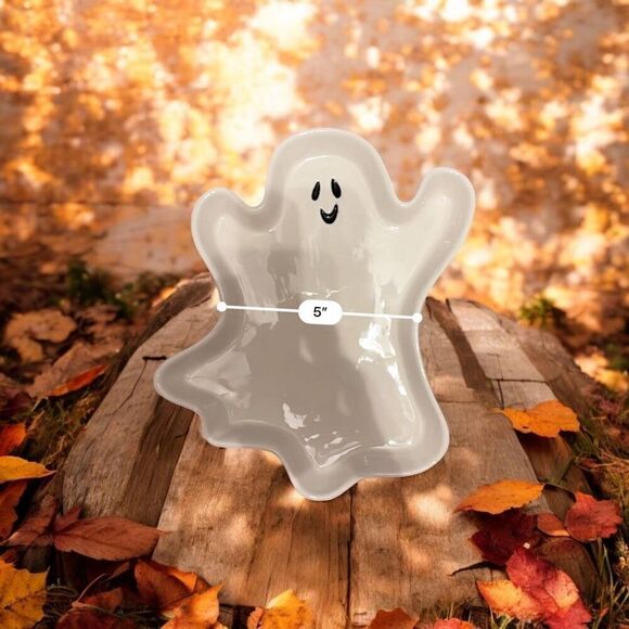 Celebrate It Halloween 10" Ghost Shaped Platter, Dining/Party Decor - Picture 5 of 5